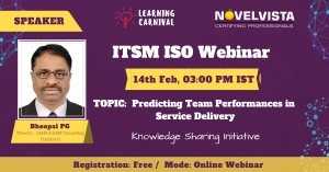FREE ITSM Webinar on Predicting Team Performance in Service